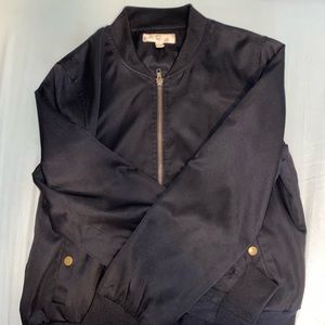 Black womens bomber jacket